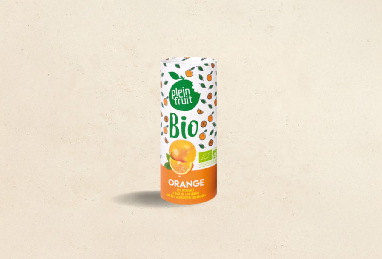 Boissons JUS ORANGE BIO PLEIN FRUIT 23 5CL