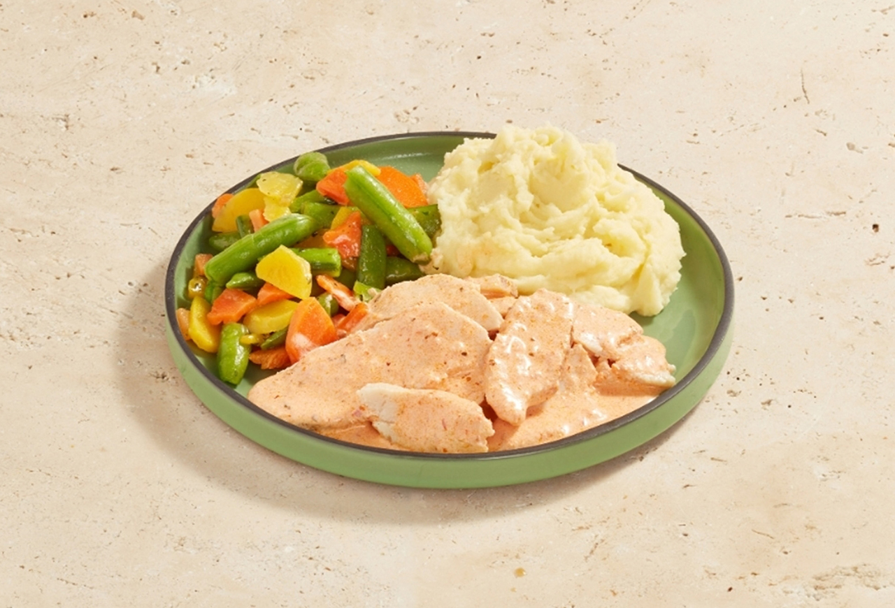Platschauds Pouletauxpetitslegumes
