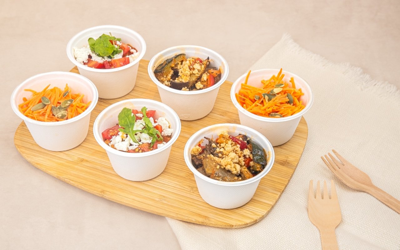 LES MINI SALADES CRUDITES