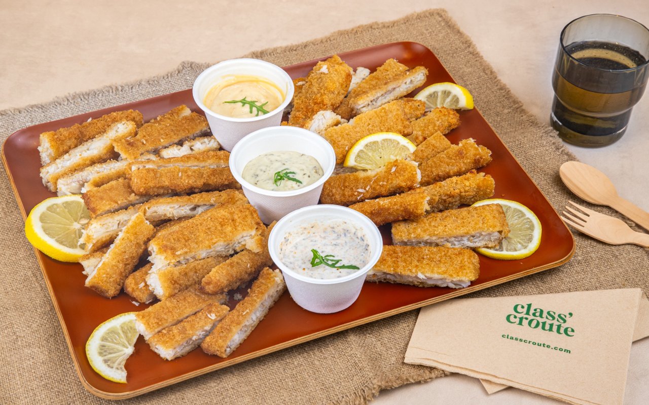 POISSON PANE ET SAUCES