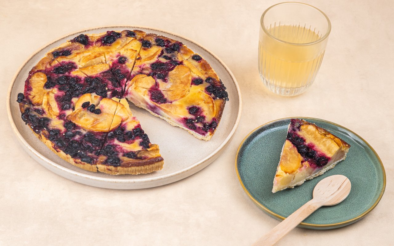 TARTE POMME CASSIS