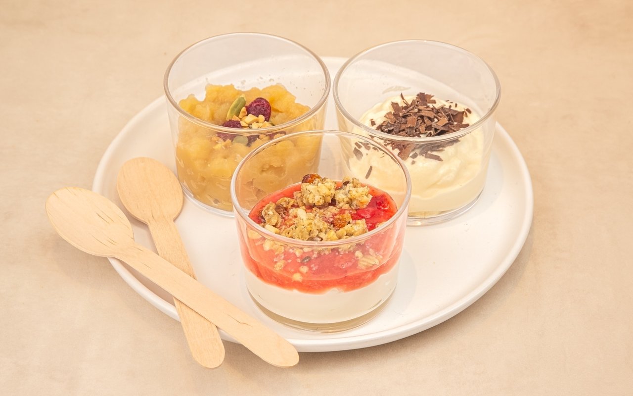 PETIT DEJEUNER TRIO DE VERRINES GOURMANDES