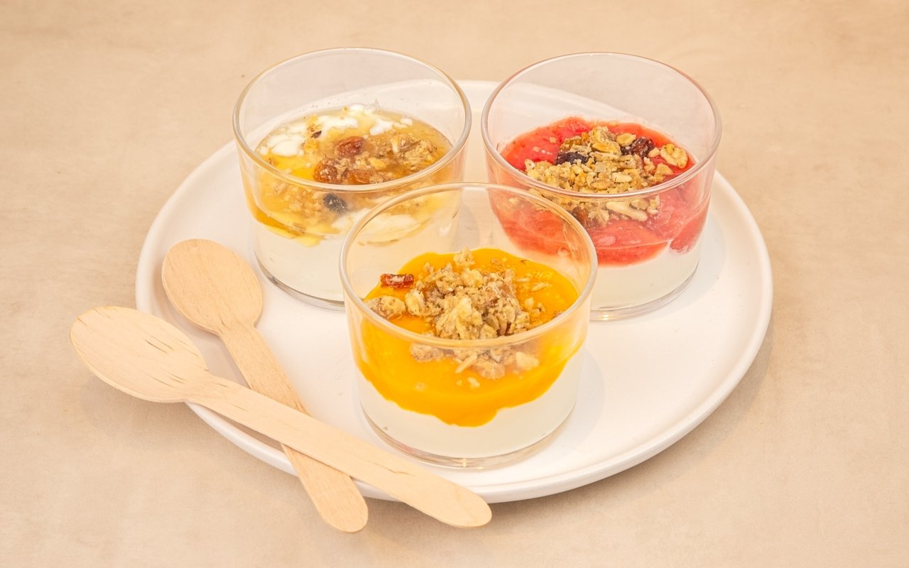 PETIT DEJEUNER TRIO DE VERRINES HEALTHY
